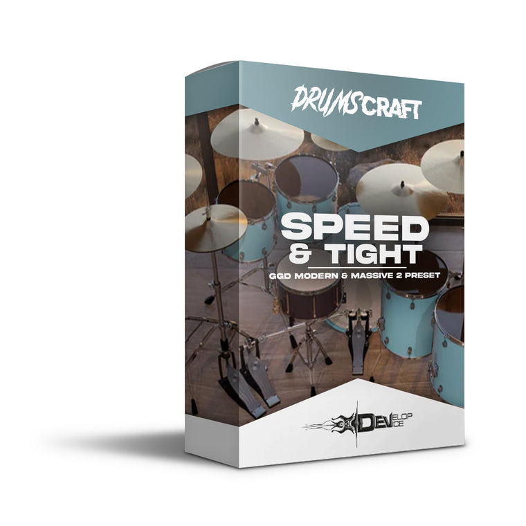 Speed & Tight: GGD Modern & Massive 2 Preset - GetGood Drums Preset - Modern Metal Sound
