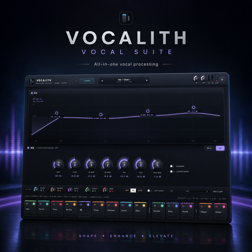 VOCALITH vocal suite plugin interface by Develop Device