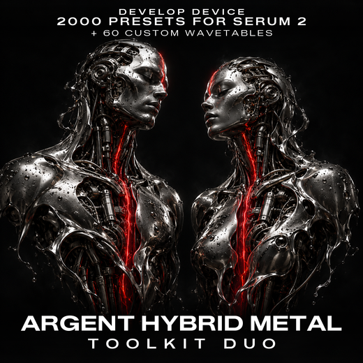 Argent Hybrid Metal Toolkit Duo: 2000 Serum 2 Presets & 60 Wavetables