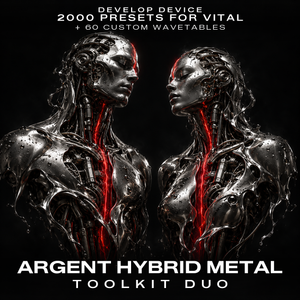 Argent Hybrid Metal Toolkit Duo: 2000 Vital Presets & 60 Wavetables