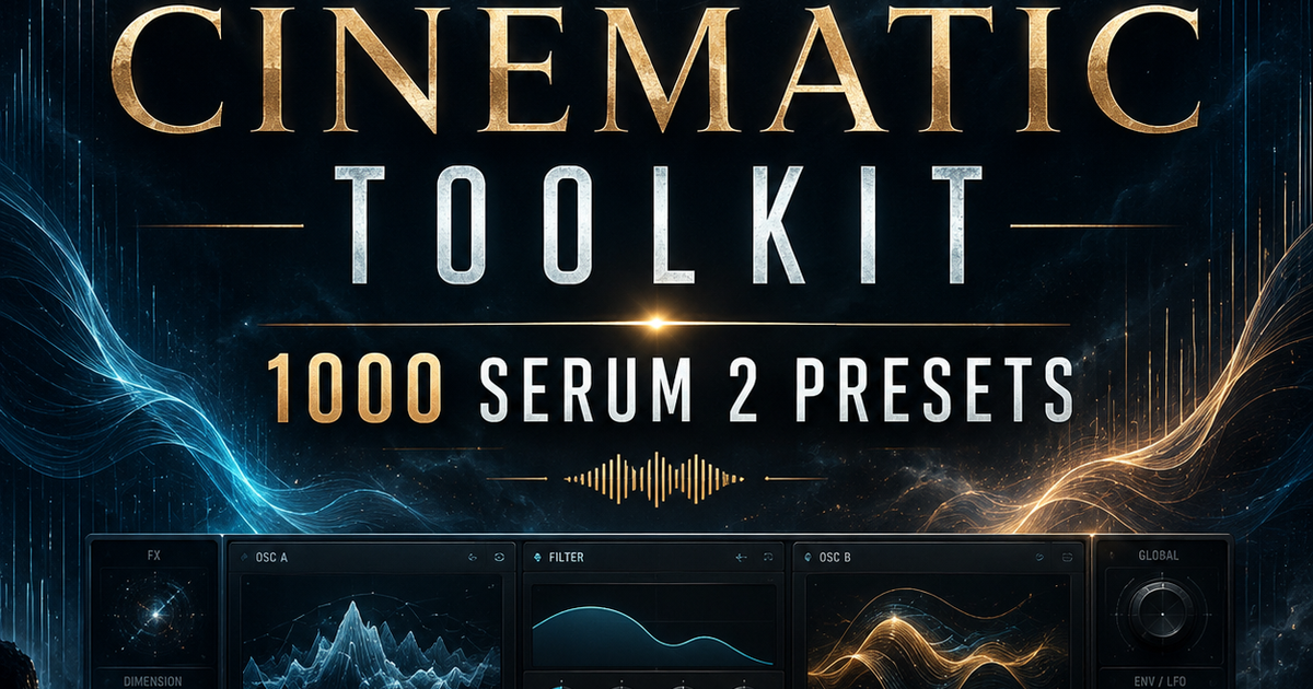 Cinematic Toolkit - 1000 Serum 2 Presets for Scoring | Develop Device