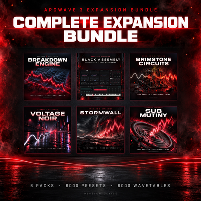 Complete Expansion Bundle: 6000 ArgWave 3 Presets & 6000 Wavetables