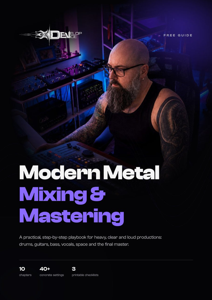 Modern Metal Mixing and Mastering e-book cover
