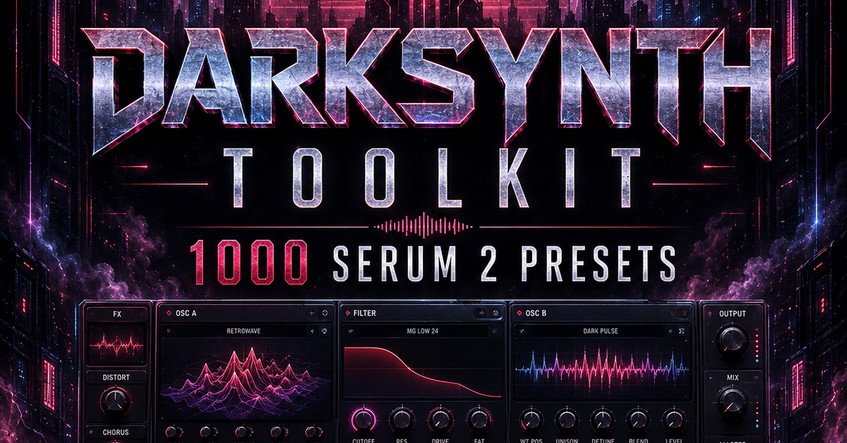 Darksynth Toolkit - 1000 Serum 2 Presets| Develop Device