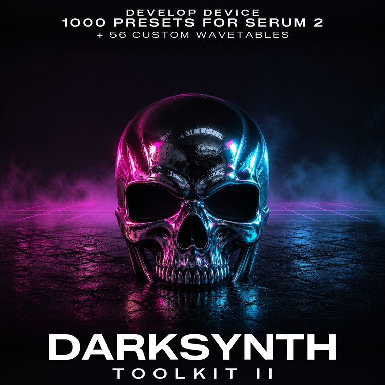 Darksynth Toolkit II: 1000 Serum 2 Presets & 56 Wavetables – product cover