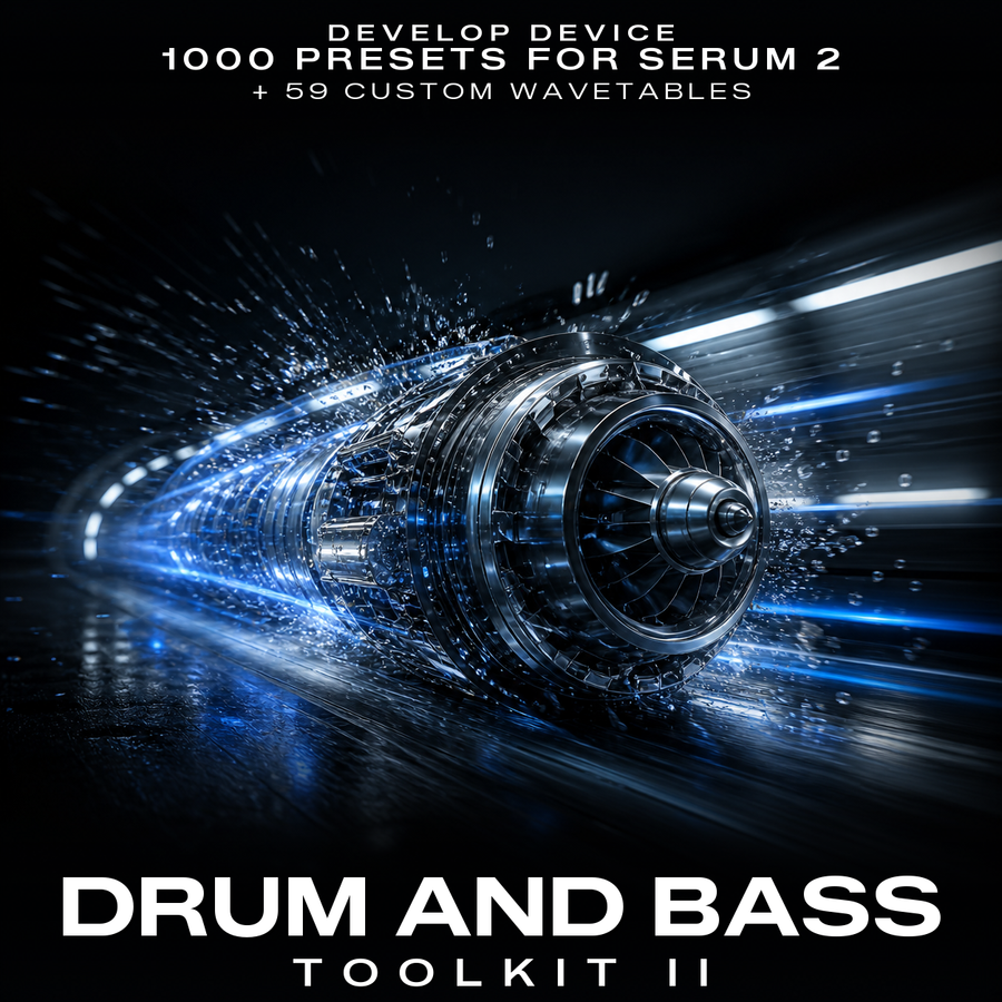Drum And Bass Toolkit II: 1000 Serum 2 Presets & 59 Wavetables – product cover