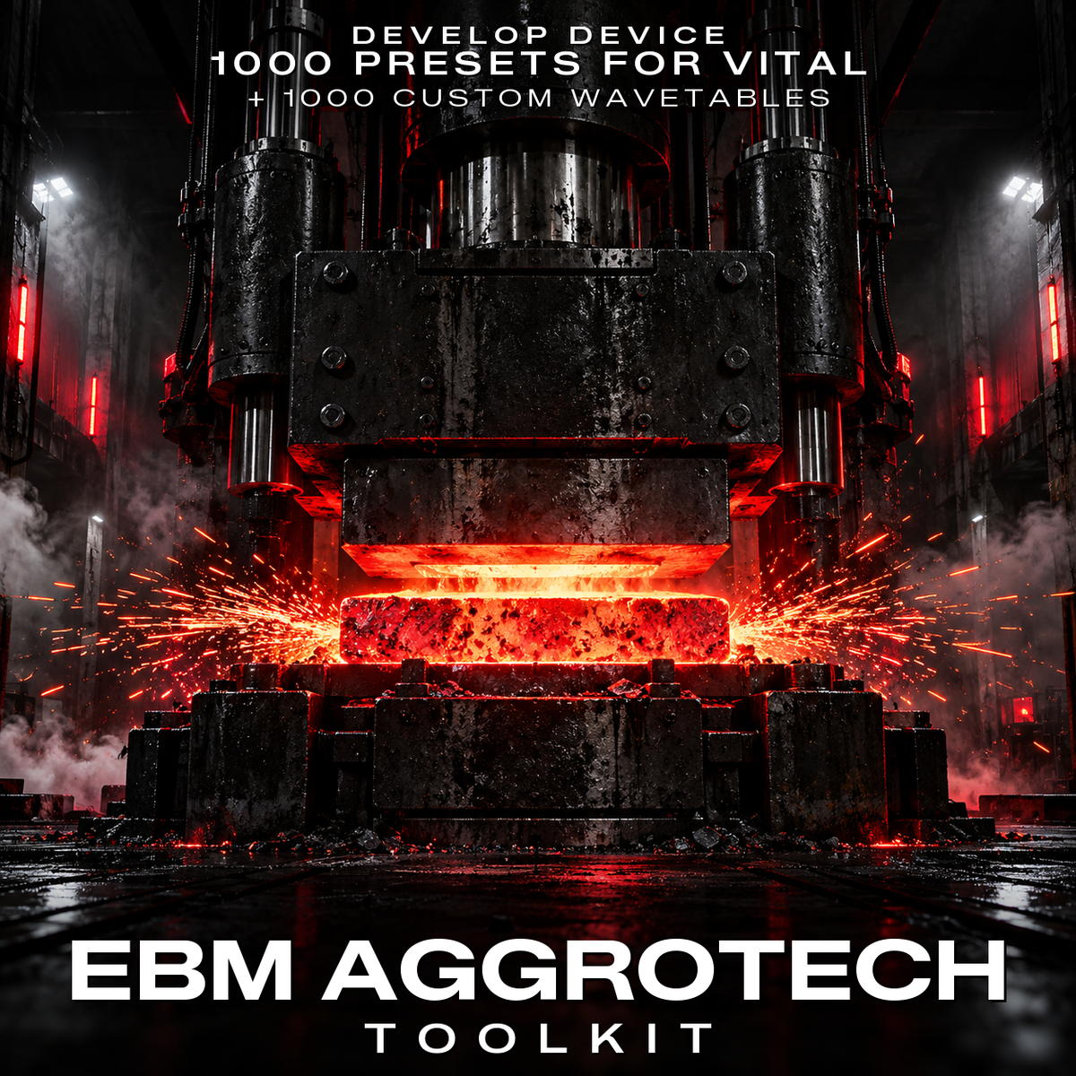 EBM Aggrotech Toolkit: 1000 Vital Presets & 1000 Wavetables product cover