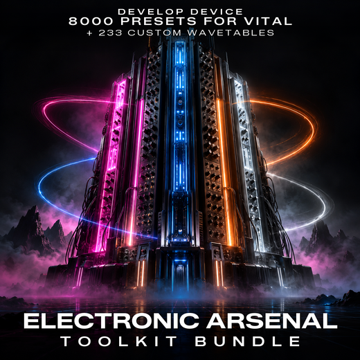 Electronic Arsenal Toolkit Bundle: 8000 Vital Presets & 233 Wavetables