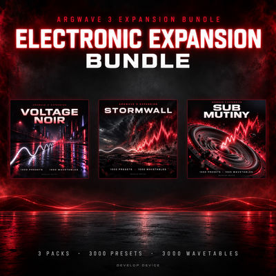 Electronic Expansion Bundle: 3000 ArgWave 3 Presets & 3000 Wavetables