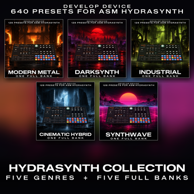 Hydrasynth Preset Collection: 640 Presets in 5 Genres