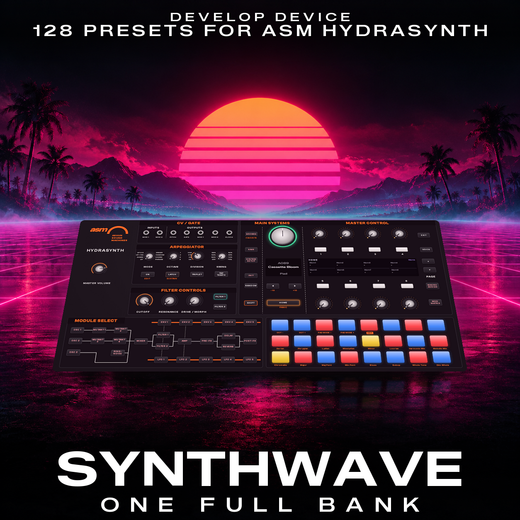 Synthwave: 128 Hydrasynth Presets cover