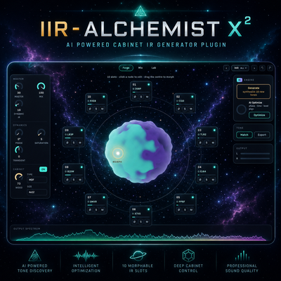 IIR-Alchemist X2: AI Powered Cabinet IR Generator Plugin