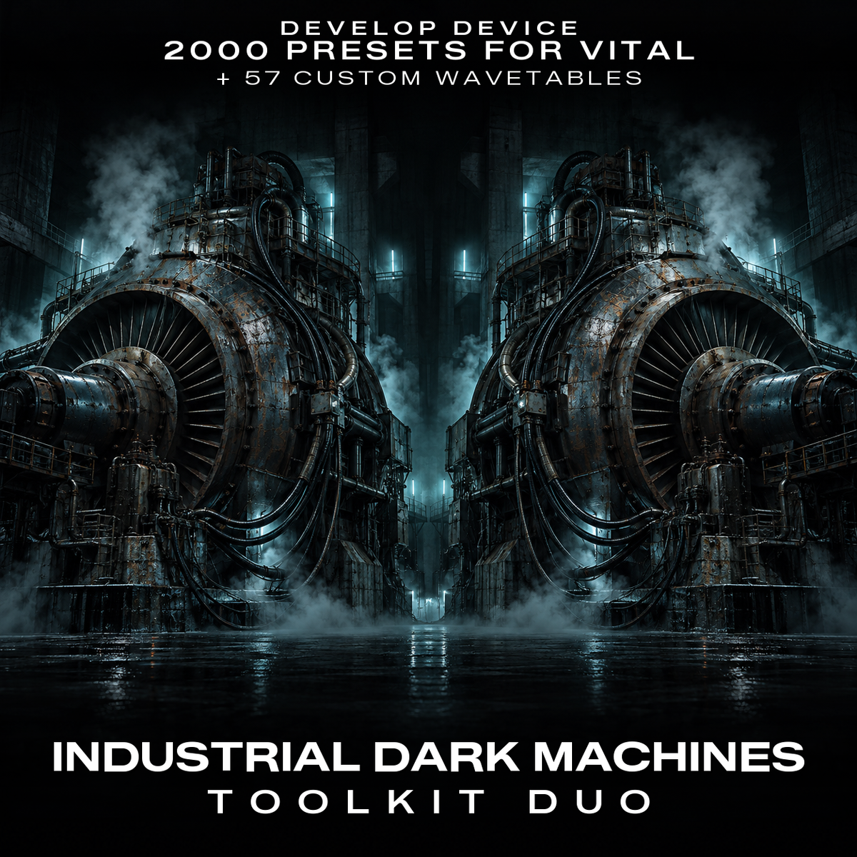 Industrial Dark Machines Toolkit Duo: 2000 Vital Presets & 57 Wavetables