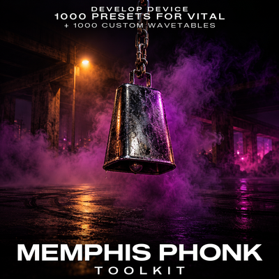 Memphis Phonk Toolkit: 1000 Vital Presets & 1000 Wavetables