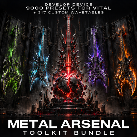 Metal Arsenal Toolkit Bundle: 9000 Vital Presets & 317 Wavetables