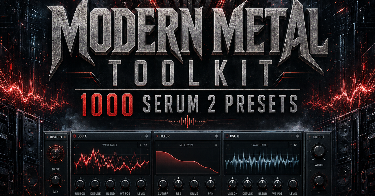 Modern Metal Toolkit: 1000 Serum 2 Presets| Develop Device