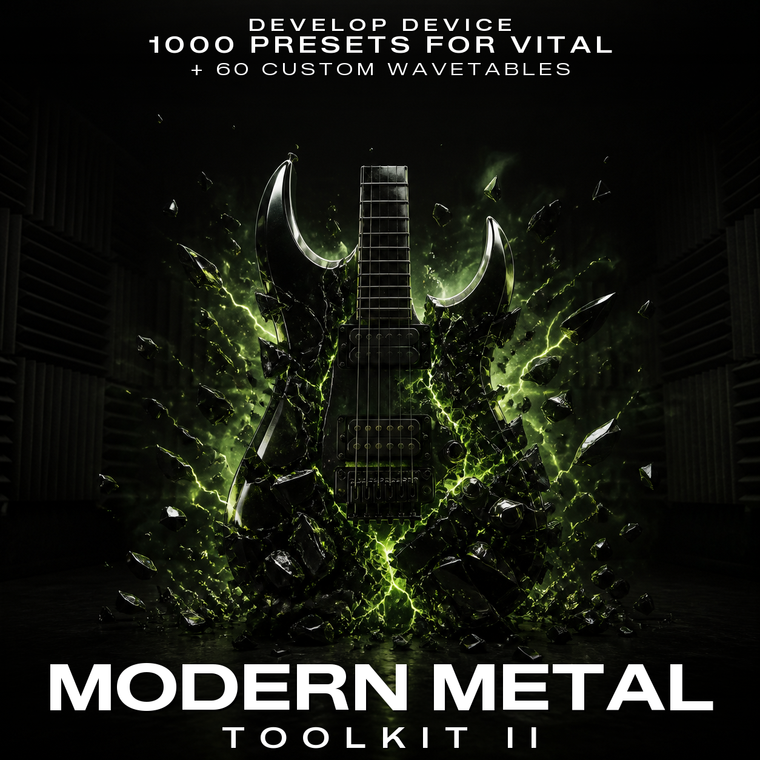 Modern Metal Toolkit II: 1000 Vital Presets & 60 Wavetables – product cover