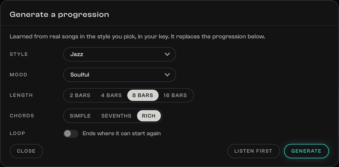 MODALITH Generate: A fresh progression in your style