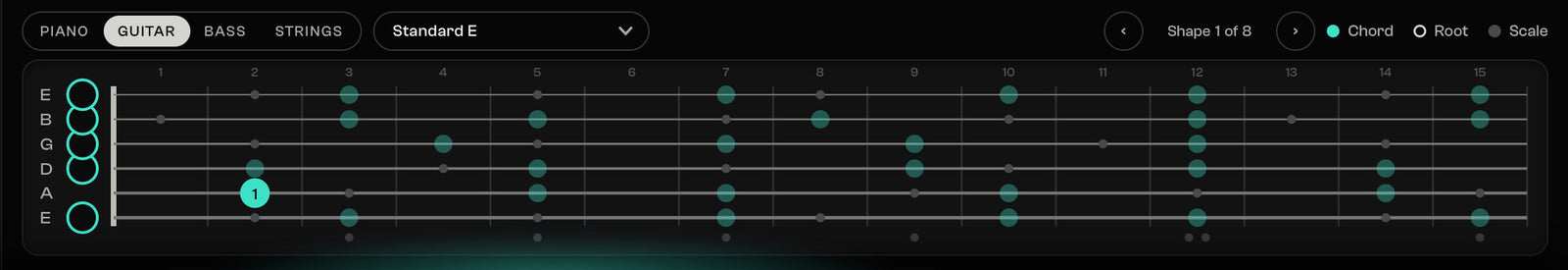 MODALITH Instrument views: See it on the instrument you play (2 of 4)