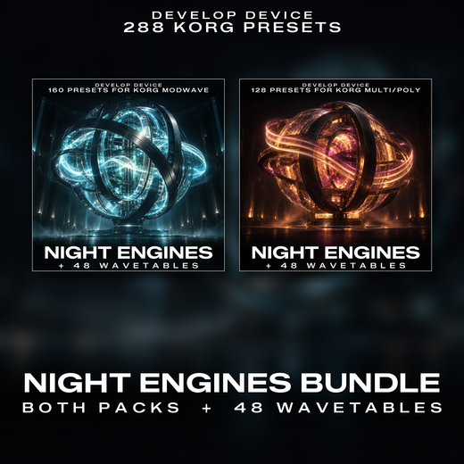 Night Engines Bundle: covers of the modwave and multi/poly packs