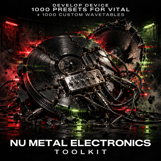 Nu Metal Electronics Toolkit: 1000 Vital Presets & 1000 Wavetables product cover
