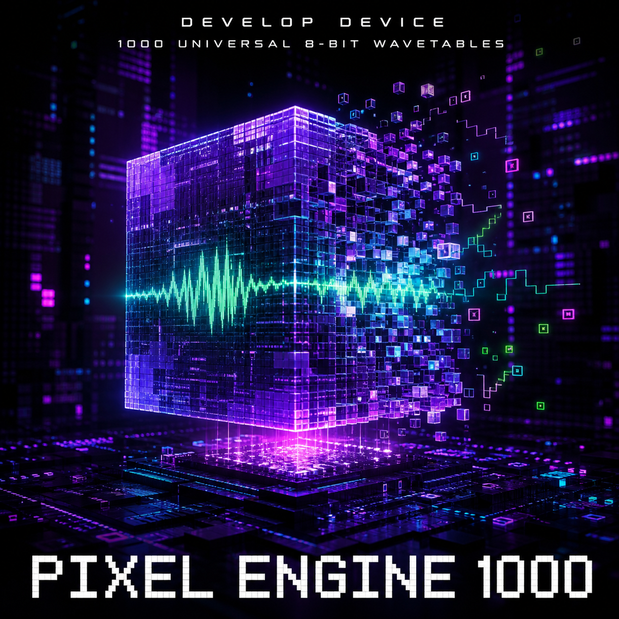 Pixel Engine 1000: Universal 8-Bit Wavetable Library – product cover