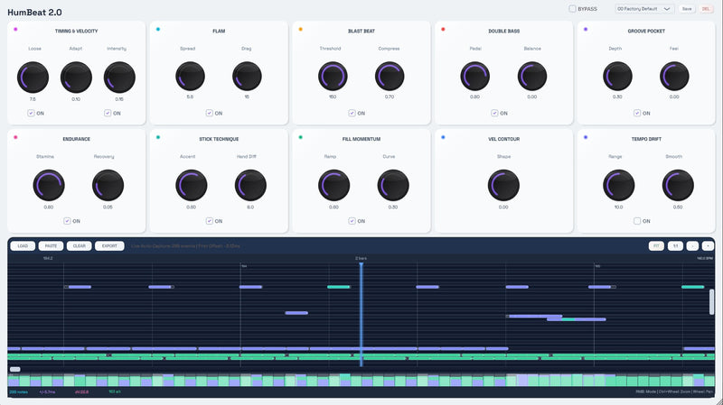 HumBeat 2: The Ultimate MIDI Drum Humanizer