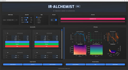 IR-Alchemist Pro: Advanced AI Powered Cabinet IR Generator