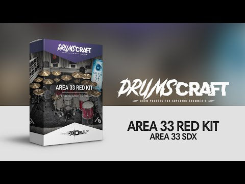 Area 33 Collection: Superior Drummer 3 Presets for Area 33 SDX | 10 Album-Ready Presets - Sound Demo Video