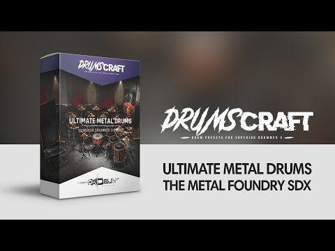 Metal Foundry Collection: Superior Drummer 3 Presets for The Metal Foundry SDX | 11 Album-Ready Presets - Sound Demo Video