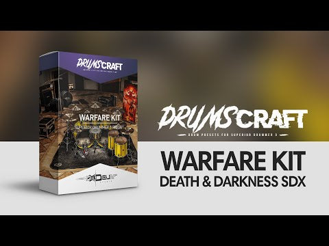 Superior Drummer 3 Preset Bundle for Death & Darkness SDX - 25 Presets - Sound Demo Video
