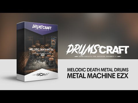 Metal Machine Collection: Superior Drummer 3 Presets for Metal Machine EZX | 4 Album-Ready Presets - Sound Demo Video