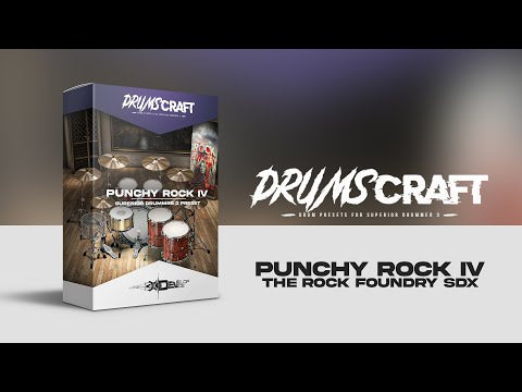Rock Foundry Collection: Superior Drummer 3 Presets for The Rock Foundry SDX | 5 Album-Ready Presets - Sound Demo Video