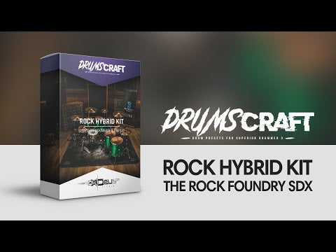Rock Foundry Collection: Superior Drummer 3 Presets for The Rock Foundry SDX | 5 Album-Ready Presets - Sound Demo Video