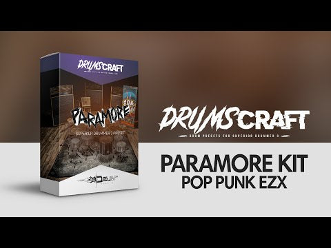 Pop Punk Collection: Superior Drummer 3 Presets for Pop Punk EZX | 6 Album-Ready Presets - Sound Demo Video