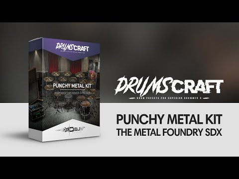 Metal Foundry Collection: Superior Drummer 3 Presets for The Metal Foundry SDX | 11 Album-Ready Presets - Sound Demo Video