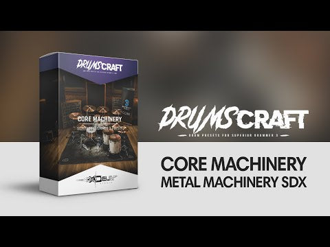 Metal Machinery Collection: Superior Drummer 3 Presets for Metal Machinery SDX | 11 Album-Ready Presets - Sound Demo Video