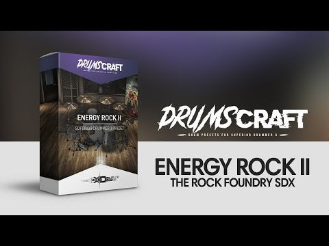 Rock Foundry Collection: Superior Drummer 3 Presets for The Rock Foundry SDX | 5 Album-Ready Presets - Sound Demo Video