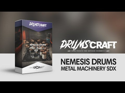 Metal Machinery Collection: Superior Drummer 3 Presets for Metal Machinery SDX | 11 Album-Ready Presets - Sound Demo Video