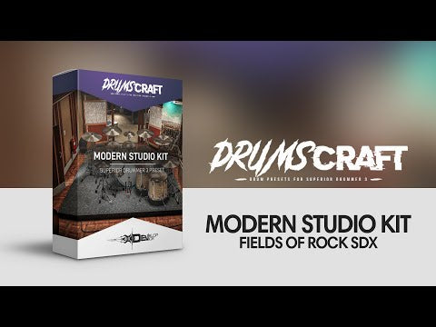 Fields of Rock Collection: Superior Drummer 3 Presets for Fields of Rock SDX | 4 Album-Ready Presets - Sound Demo Video
