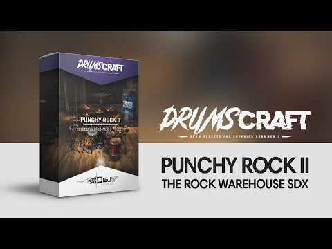 Rock Warehouse Collection: Superior Drummer 3 Presets for The Rock Warehouse SDX | 3 Album-Ready Presets - Sound Demo Video