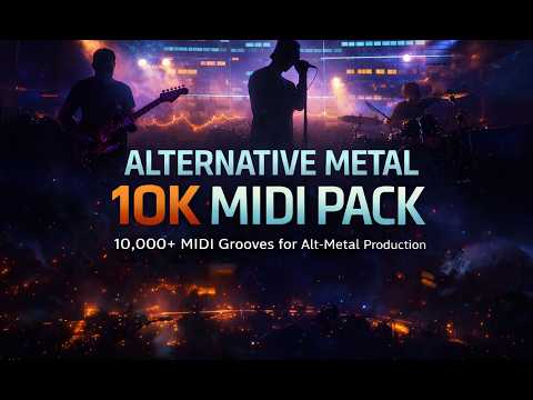 Alternative Metal: 10K Drum MIDI Pack