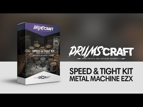 Metal Machine Collection: Superior Drummer 3 Presets for Metal Machine EZX | 4 Album-Ready Presets - Sound Demo Video
