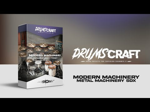 Metal Machinery Collection: Superior Drummer 3 Presets for Metal Machinery SDX | 11 Album-Ready Presets - Sound Demo Video