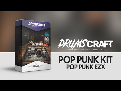 Pop Punk Collection: Superior Drummer 3 Presets for Pop Punk EZX | 6 Album-Ready Presets - Sound Demo Video