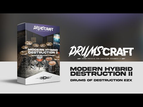 Drums of Destruction Collection: Superior Drummer 3 Presets for Drums of Destruction EZX | 8 Album-Ready Presets - Sound Demo Video
