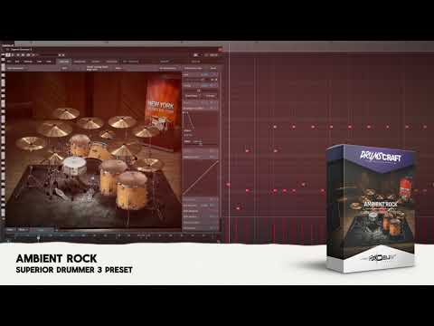 Ambient Rock: Superior Drummer 3 Preset - Sound Demo Video