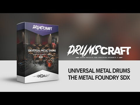 Metal Foundry Collection: Superior Drummer 3 Presets for The Metal Foundry SDX | 11 Album-Ready Presets - Sound Demo Video