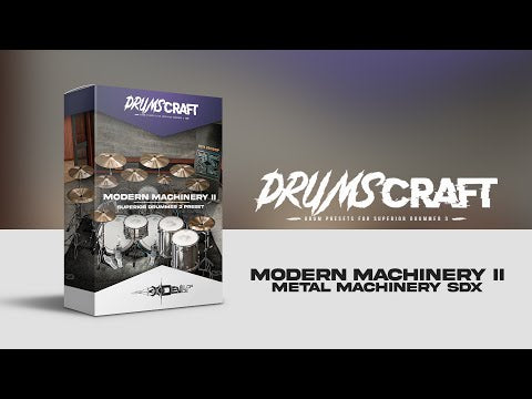 Modern Machinery II: Superior Drummer 3 Preset - Sound Demo Video
