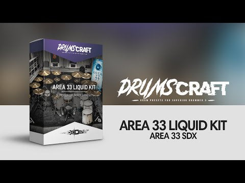 Area 33 Collection: Superior Drummer 3 Presets for Area 33 SDX | 10 Album-Ready Presets - Sound Demo Video